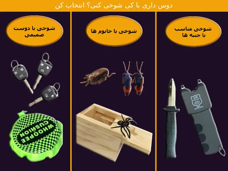 وسایل شوخی